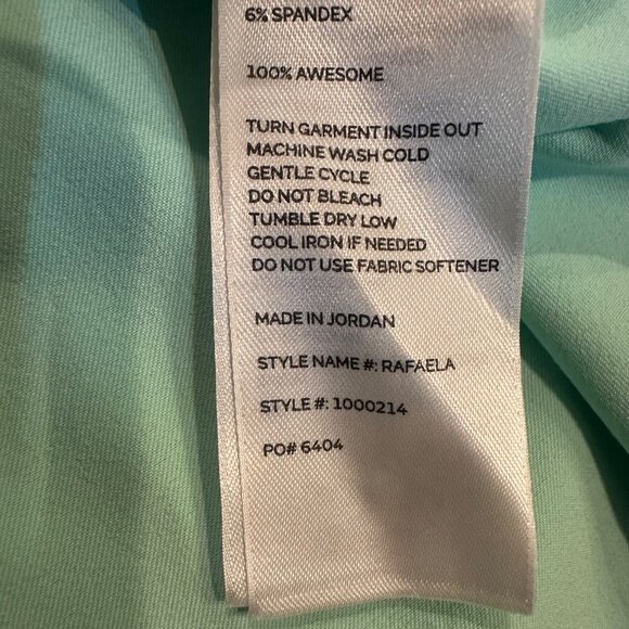 FIGS RAFAELA OVERSIZED SCRUB TOP MINT GREEN WOMENS MEDIUM - Picture 5 of 8